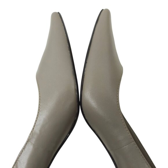 Bella Vita WOW Taupe Pump Womens Size 12 N Kitten Heel Leather Kidskin NEW - Picture 14 of 15